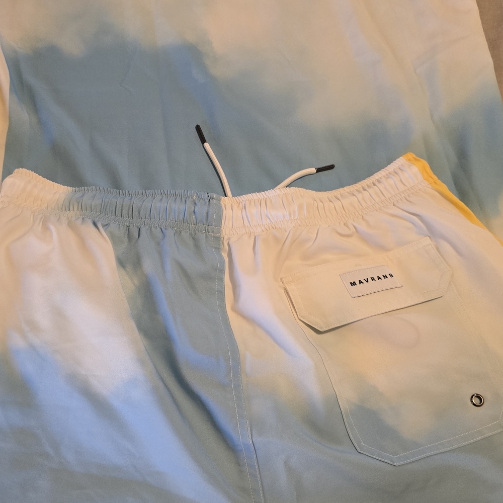 Marni Blue Cloud Print Shirt And Shorts Set - Picture 7 of 8